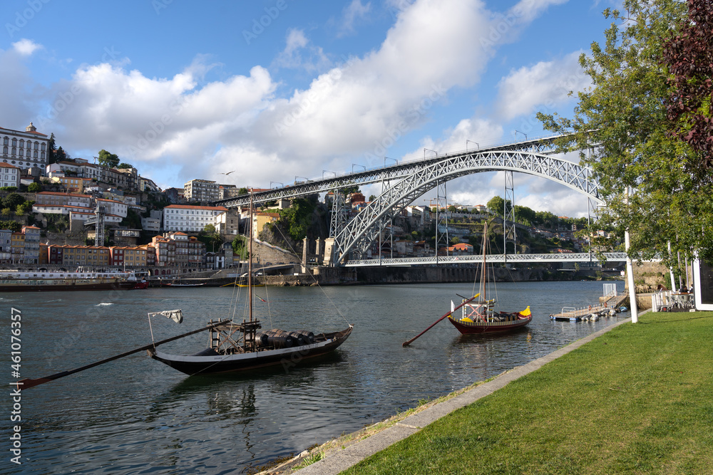 Vue sur le Douro et le Pont Dom-Luis depuis Vila Nova de Gaia, Porto