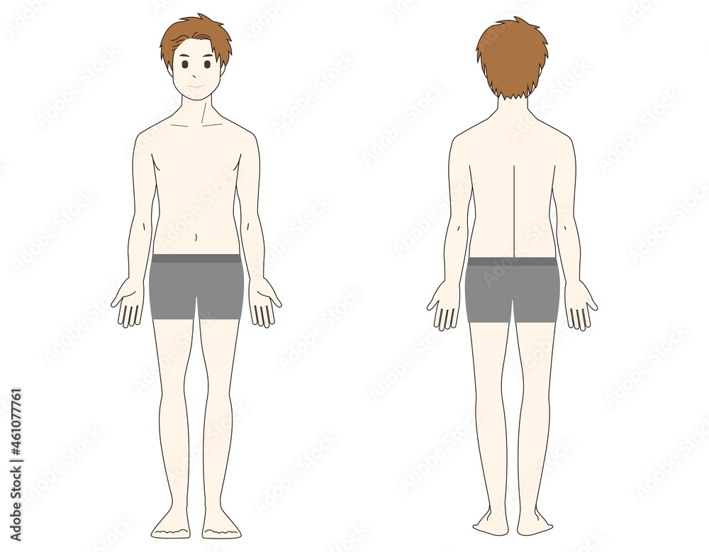 Full body illustration of a man. Beauty. Vector illustration. Full body illustration of a man. Beauty. Vector illustration.