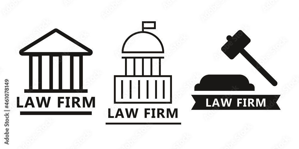 Lawyer concept. Lawyer icons in flat style. Lawyer sign and symbol vector. Lawyer set illustration