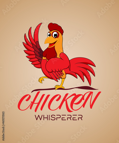 Chicken Whisperer T-shirt Funny Chicken Lover Farm Life t-shirt - vector design illustration, it can use for label, logo, sign, sticker for printing for the family t-shirt.