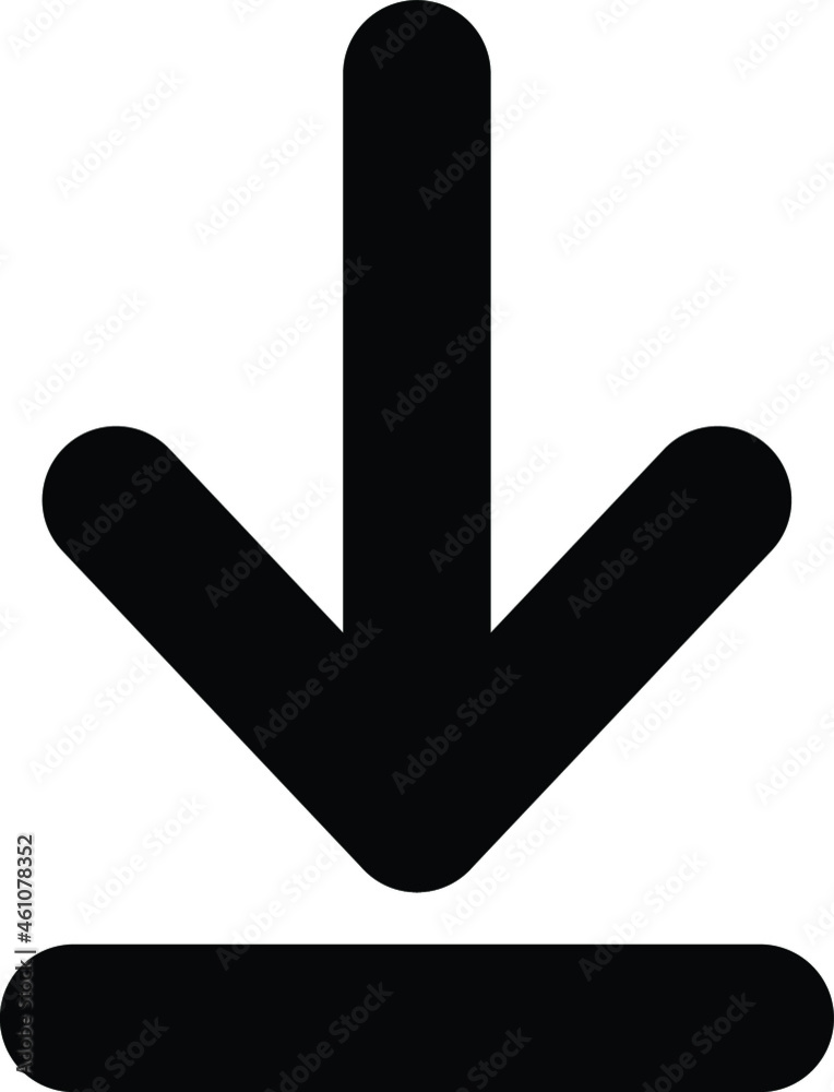 Bottom Arrow Vector icon that can easily modify or edit
Bottom Arrow Vector icon that can easily modify or edit