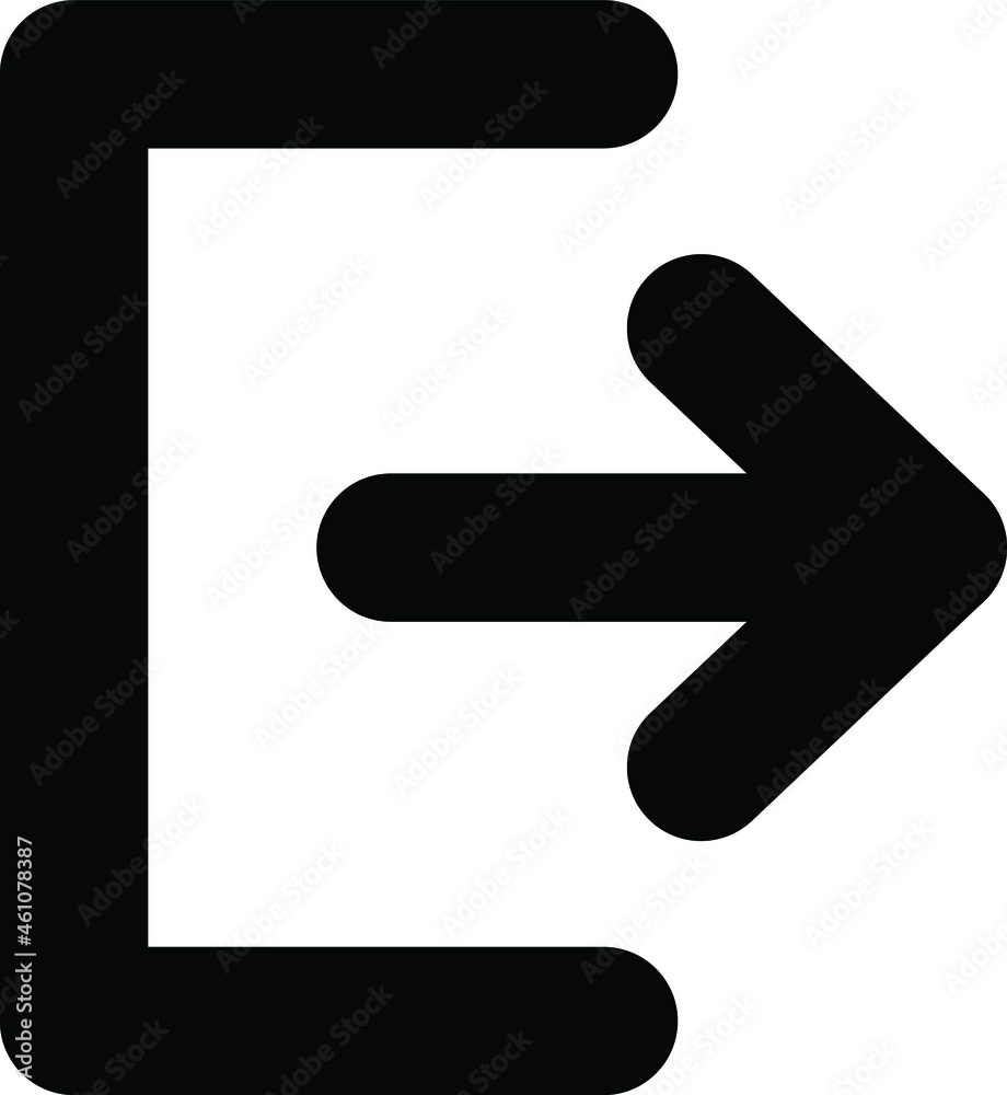 Exit Arrow Vector icon that can easily modify or edit
Exit Arrow Vector icon that can easily modify or edit