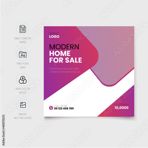 business social media posts template