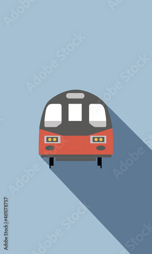 London underground train elevation