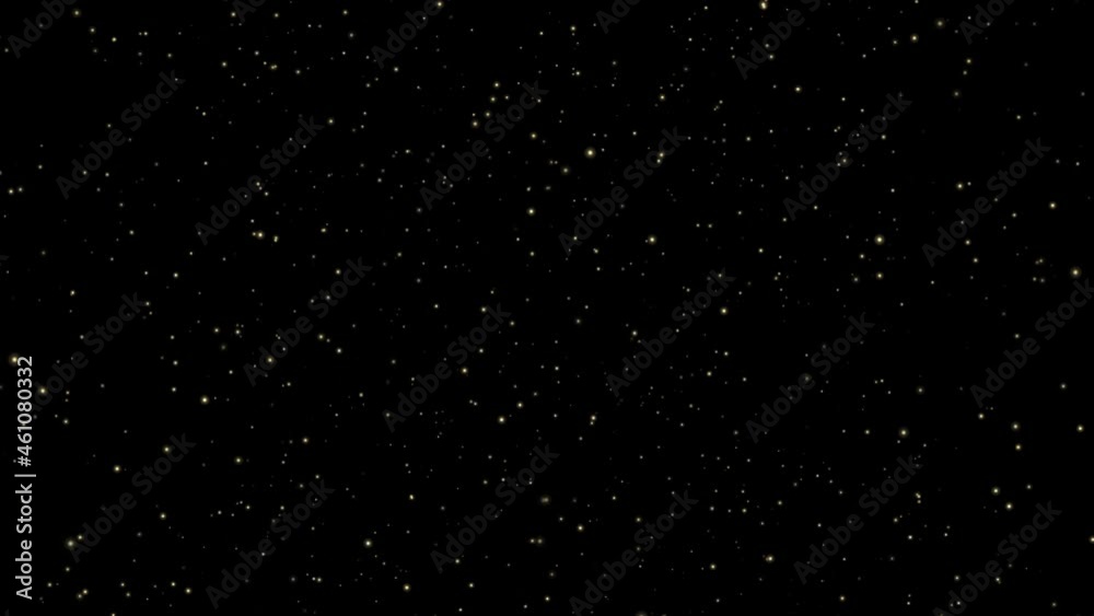Gold dust particles fly in slow motion in the air lingering slowly. Dust Particles Background Bokeh Lights Background on Black Background 4k Footage Snow Particles Background. Gold dust particles fly in slow motion in the air lingering slowly. Dust Particles Background Bokeh Lights Background on Black Background 4k Footage Snow Particles Background.