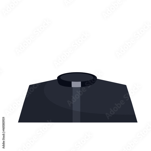 Catholic priest. Symbol of religion and church.