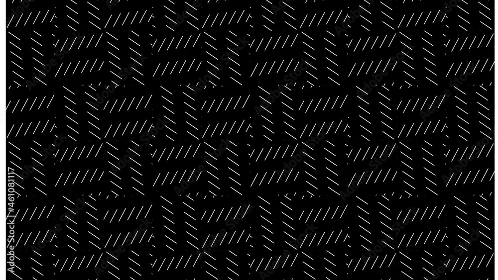 Fototapeta premium vector pattern in geometric ornamental style. Black and white pattern.