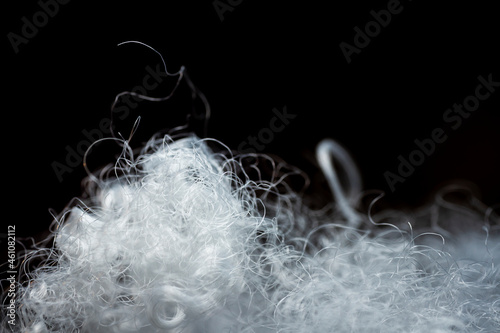 Extreme macro of polyester stable fiber