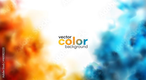 Holiday Abstract shiny color powder cloud design element