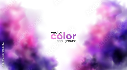 Holiday Abstract shiny color powder cloud design element