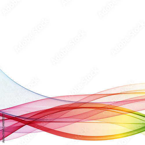 colorful abstract wave. pattern. color lines. layout for presentation, advertising, banner. eps 10