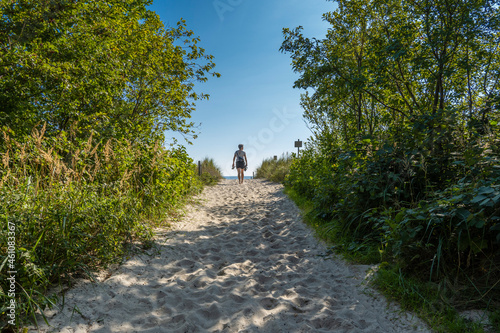Fototapeta Naklejka Na Ścianę i Meble -  Ostseestrand bei Thiessow/Rügen
