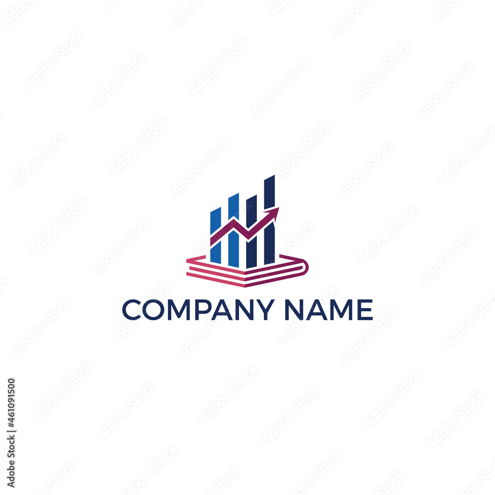accounting finance education logo design