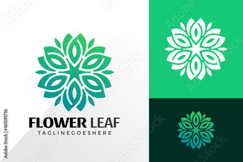Nature Flower and Leaf Logo Vector Design, Creative Logos Designs Concept for Template