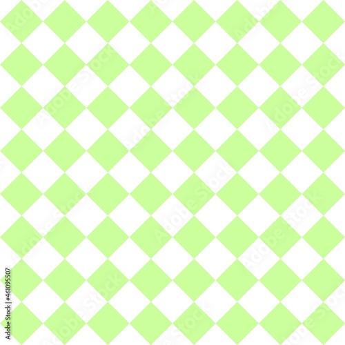 Tile green and white vector pattern