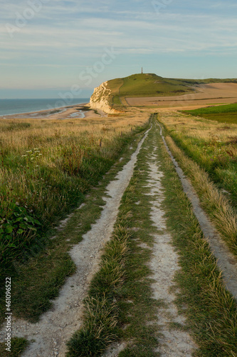 Cliffs on a beach in Cap Blanc Nez  France