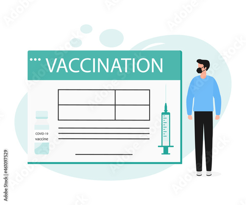Vector People Vaccination Immunization Covid-19