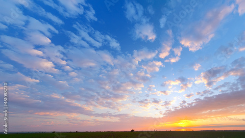 sunset sky background photo . photo during sunset sky