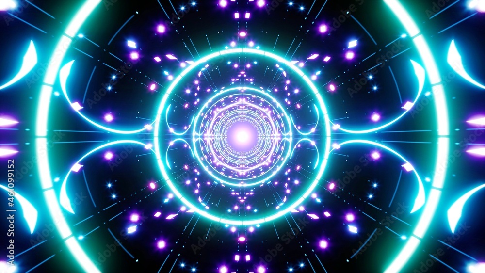 Glow Neon Disco Light Wave Effect Background Glow Neon Disco Light Wave Effect Background