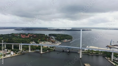 Drohnenvideo über der Ostsee bei Stralsund