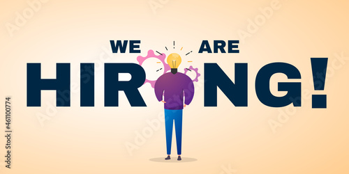We are hiring concept illustration