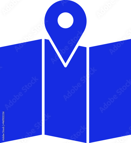 Photos Map Location Isolated Vector icon which can easily modify or edit
