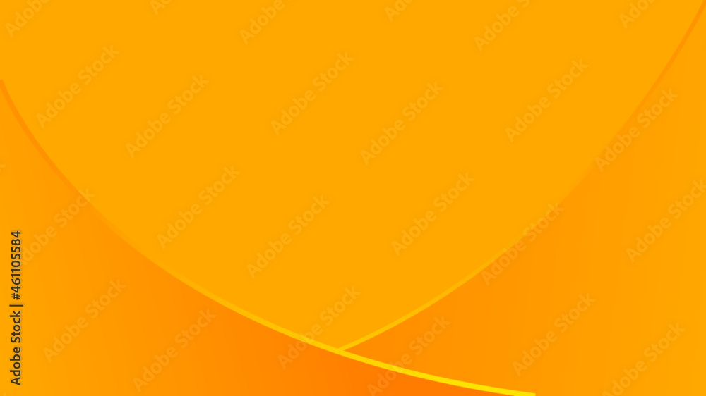 simple abstract background in orange with yellow light lines