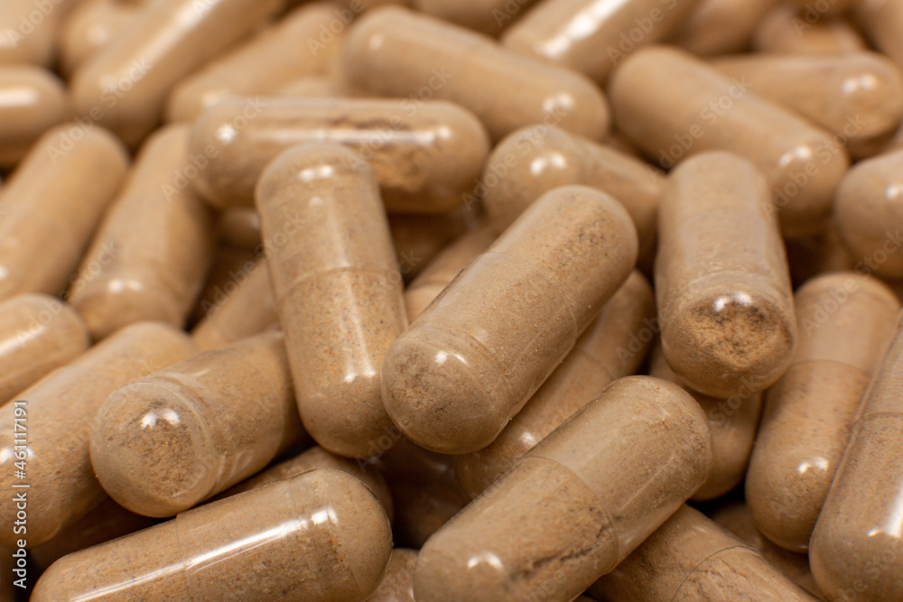 macrophotography of vitamins in pills macrophotography of vitamins in pills
