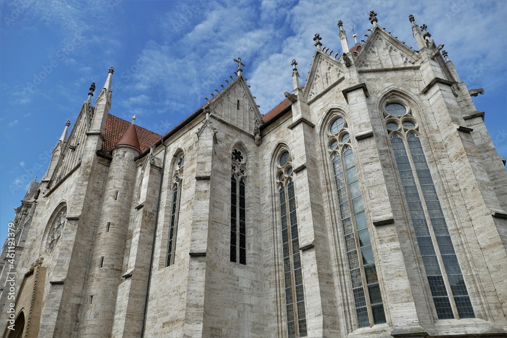 Langhaus und Chor der Divi-Blasii-Kirche in Mühlhausen / Thüringen
