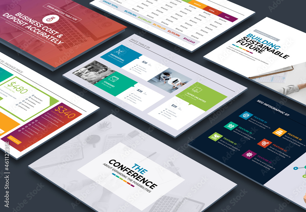 Business Presentation Template Stock Template Adobe Stock