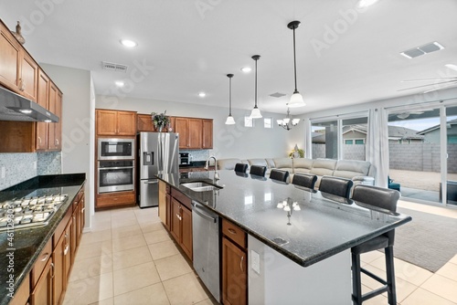 Interior home kitchen
