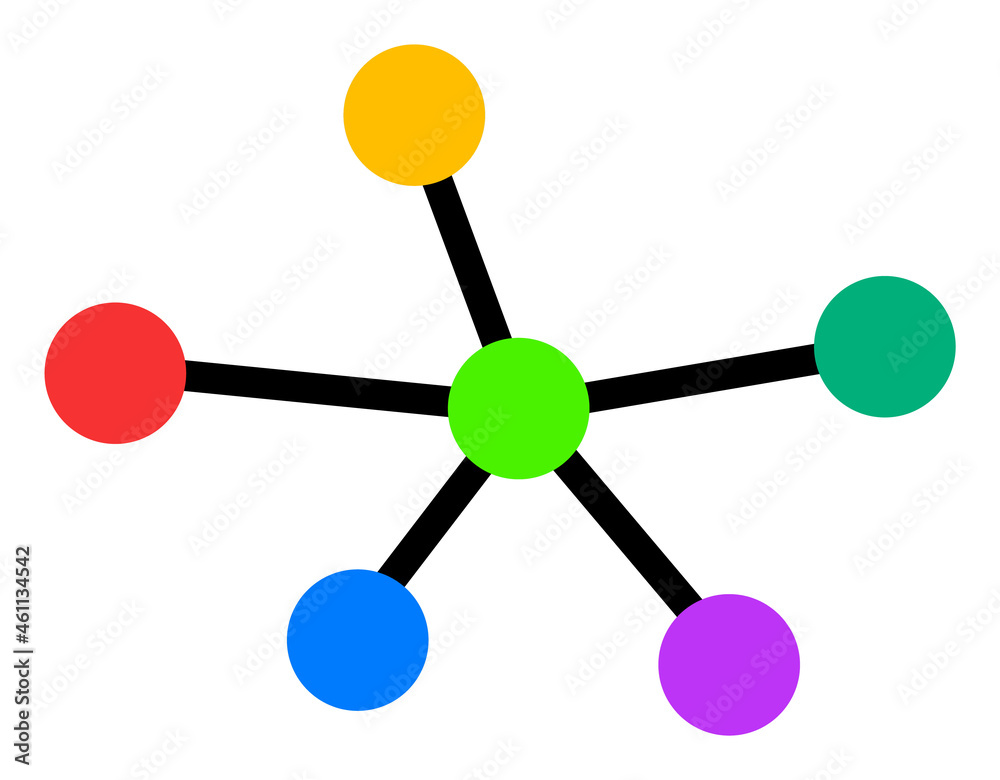 Net connections icon with flat style. Isolated vector net connections icon illustrations, simple style.
