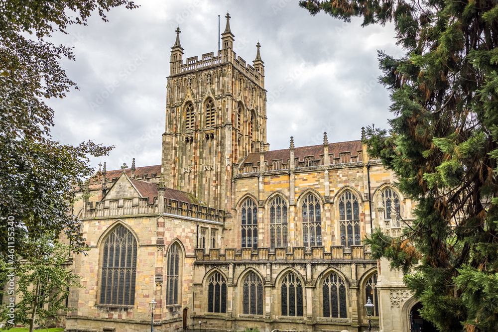 Great Malvern Priory, Great Malvern, Worcestershire, England Great Malvern Priory, Great Malvern, Worcestershire, England