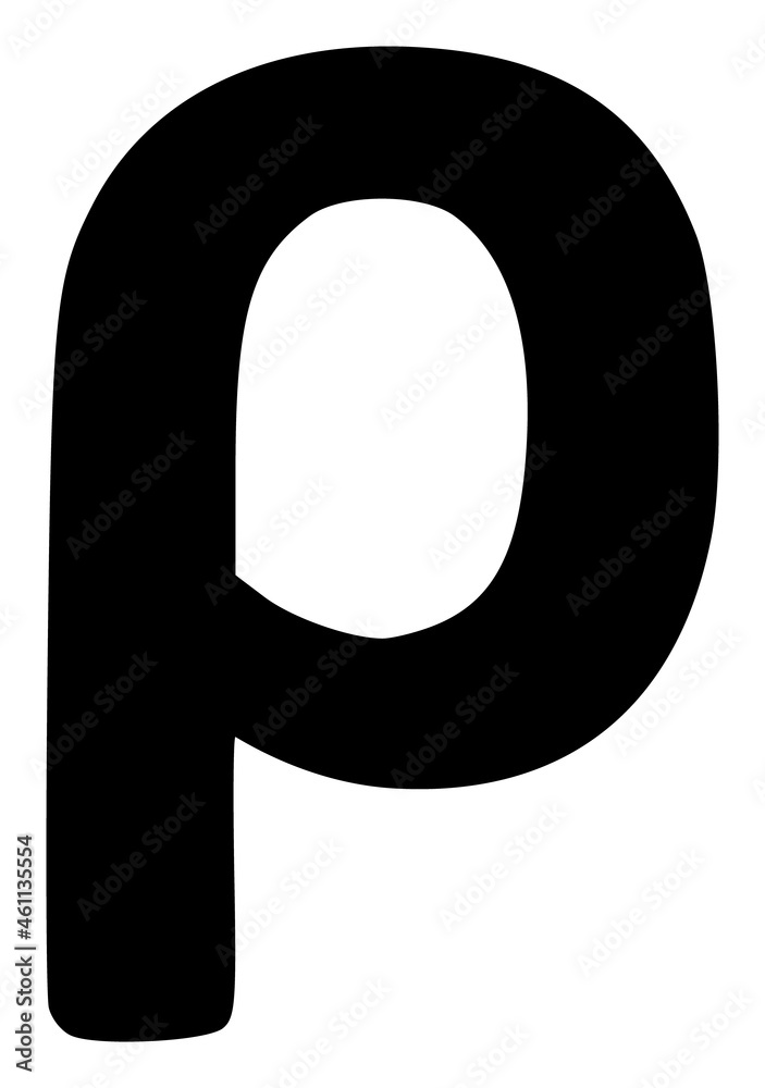 Rho Greek lowercase symbol icon with flat style. Isolated vector Rho Greek lowercase symbol icon illustrations, simple style. Rho Greek lowercase symbol icon with flat style. Isolated vector Rho Greek lowercase symbol icon illustrations, simple style.