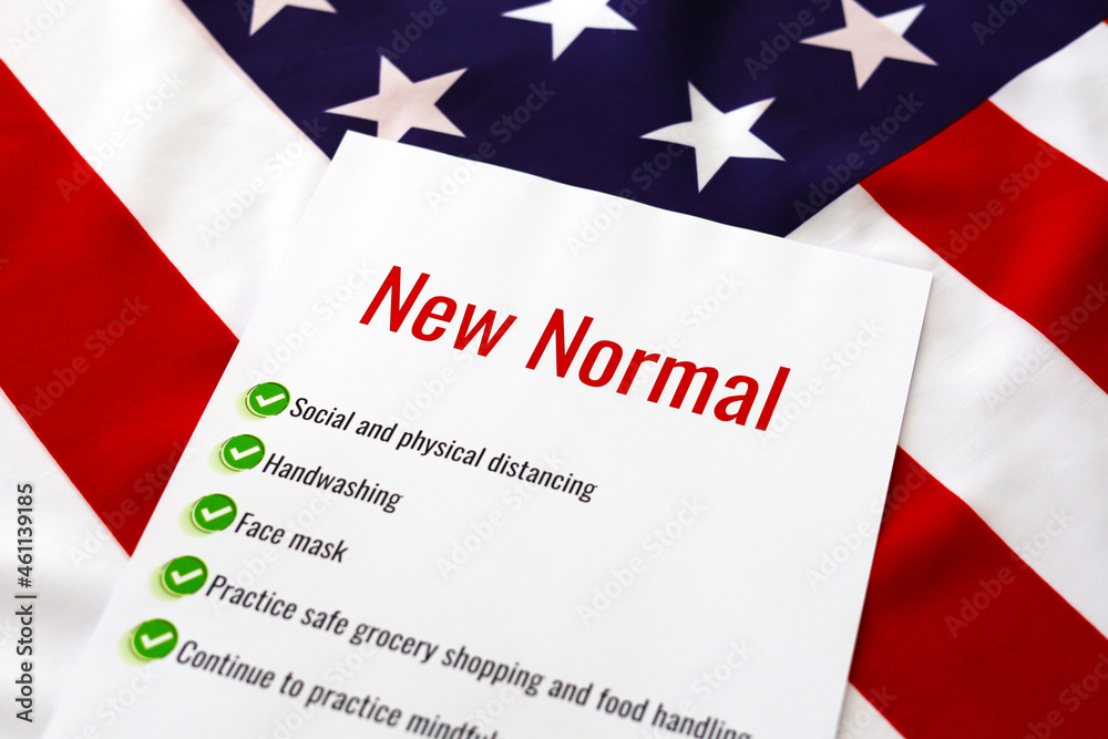 Fototapeta premium New Normal Due Coronavirus Epidemic Medical Test