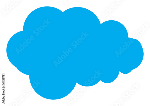 Foam icon with flat style. Isolated vector foam icon illustrations, simple style.