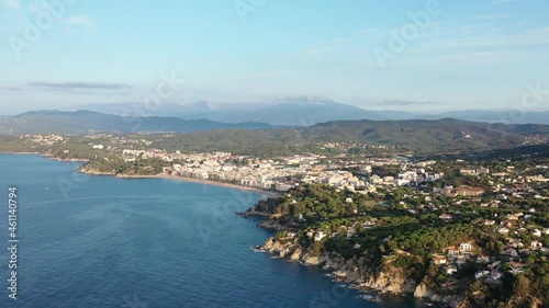 Wallpaper Mural survol de Lloret de mar (costa brava, espagne) Torontodigital.ca