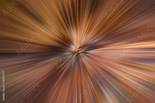 Saturated patterned orange and brown motion blur