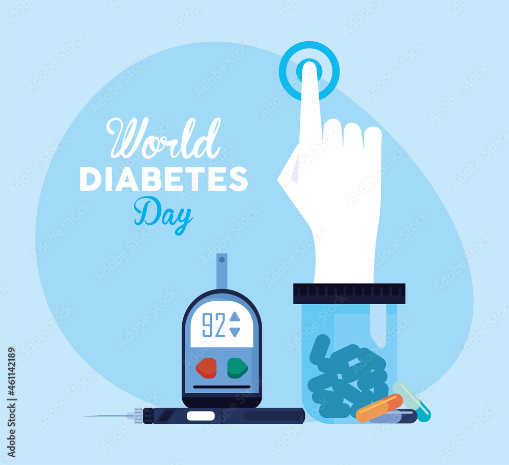 world diabetes day card