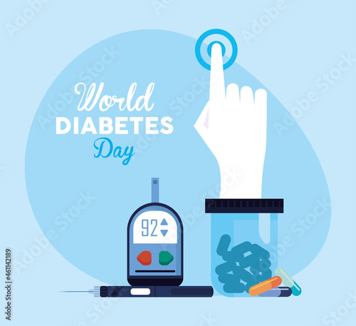 world diabetes day card