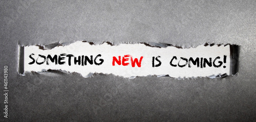 Handwriting text Coming Soon. Concept meaning something is going to happen in really short time