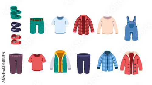 Kids male casual summer, autumn, winter clothes