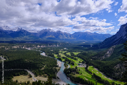 Fototapeta Naklejka Na Ścianę i Meble -  View from Tunnel Mountain, Banff National Park, Alberta, Canada