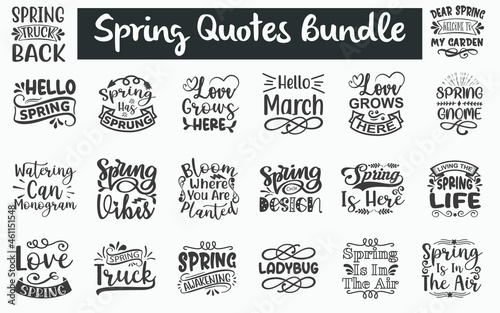 Spring Quotes SVG Designs Bundle. Spring quotes SVG cut files bundle, Spring quotes t shirt designs bundle, Quote about Spring, Funny Spring quote cut files, Funny Spring eps files, Spring quotes
