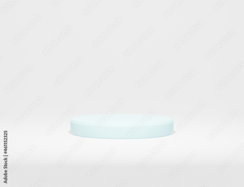 Abstract minimalist blue sky podium for product presentation with white background, 3d render illustration, 3d presentation Abstract minimalist blue sky podium for product presentation with white background, 3d render illustration, 3d presentation