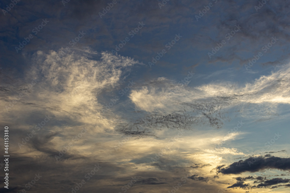 clouds in the sky