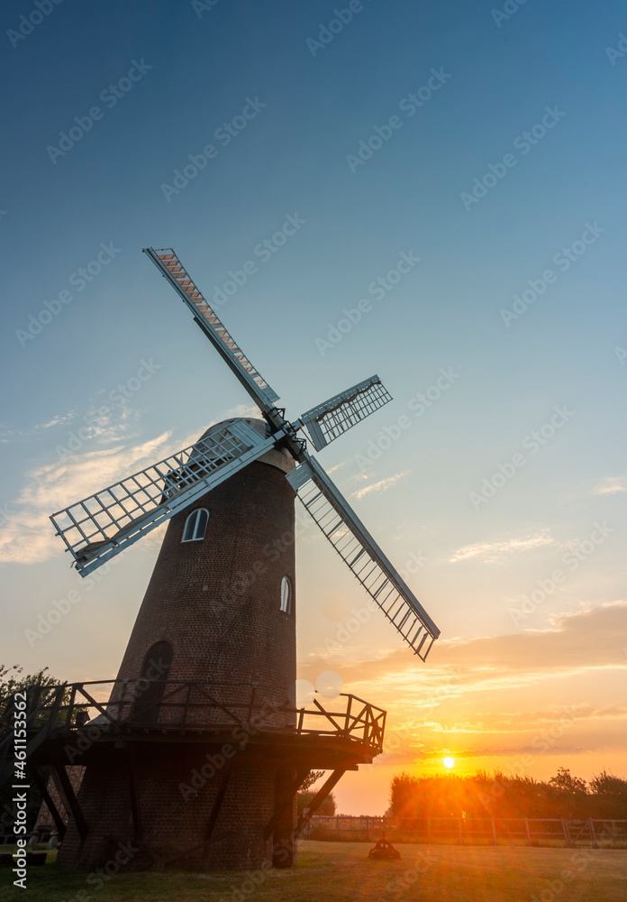 Wilton Windmill at sunrise on a mid summer clear morning,Wiltshire,England,UK. Wilton Windmill at sunrise on a mid summer clear morning,Wiltshire,England,UK.