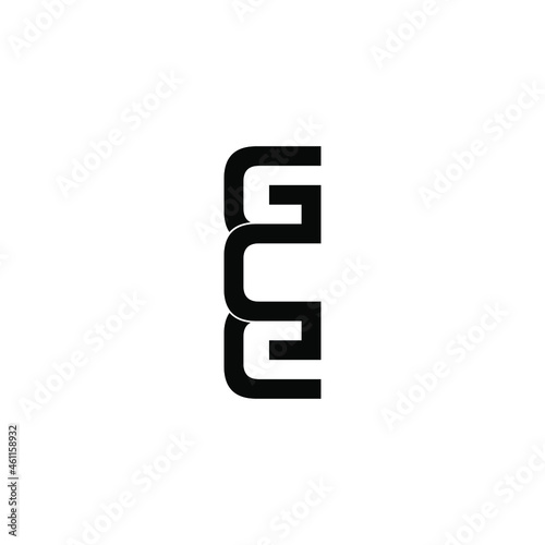 gce initial letter monogram logo design © ahmad ayub prayitno