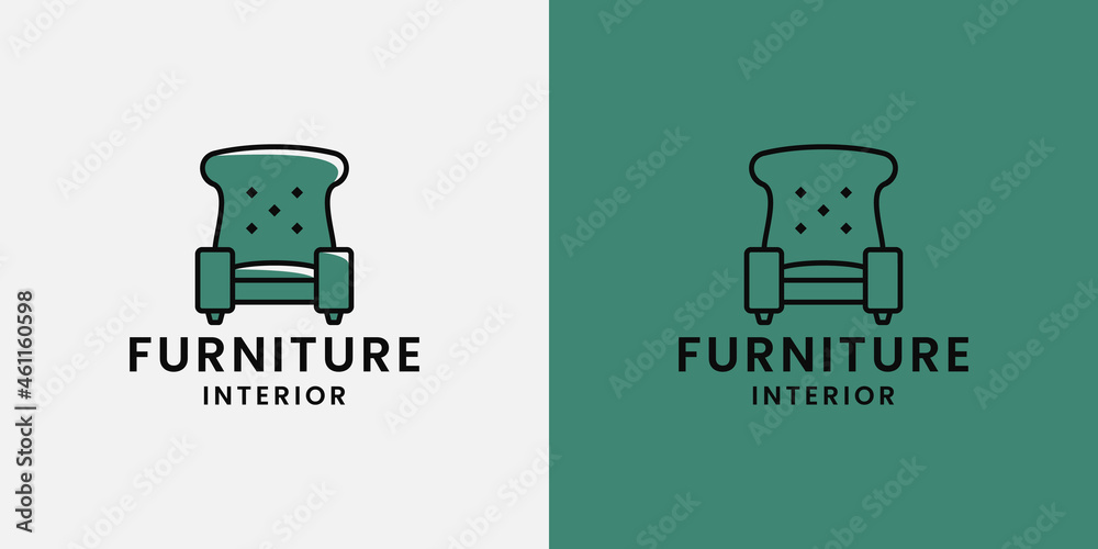 sofa furniture logo design interior property sofa furniture logo design interior property