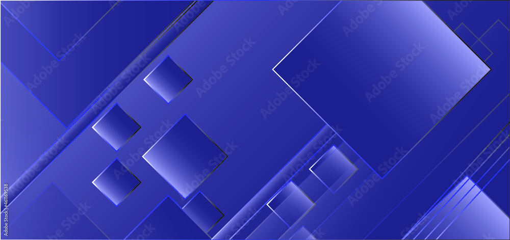 Abstract Blue Background With Squares Abstract Blue Background With Squares